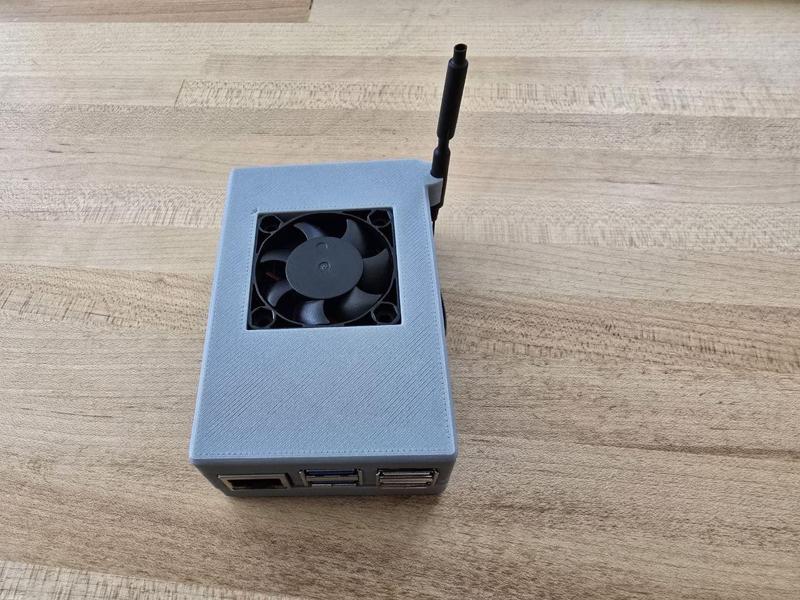 Orange Pi 5 Max Case with Fan and Antenna