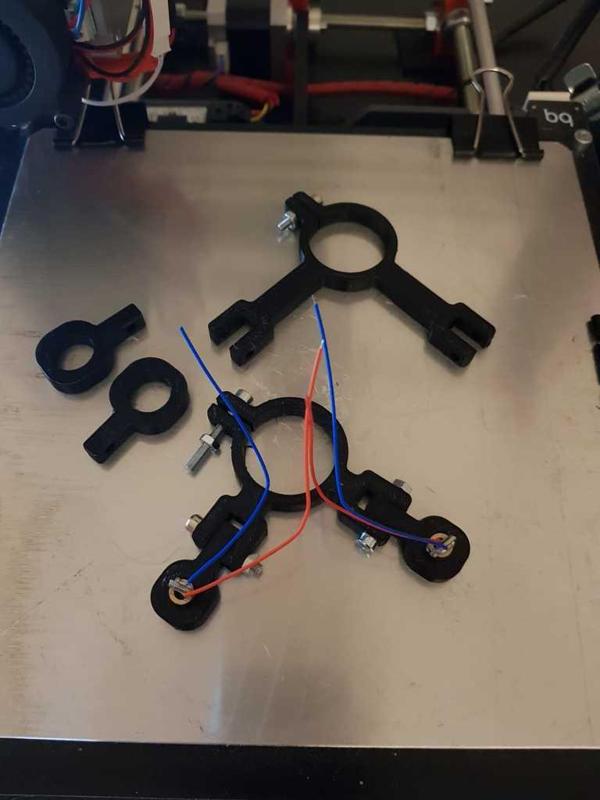 Halter für Laserdioden in einem K40 China Laser