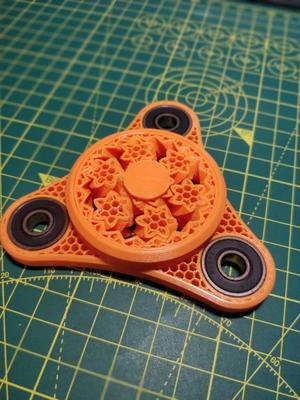 Gear Bearing Fidget Spinner Attachment [REMIX]
