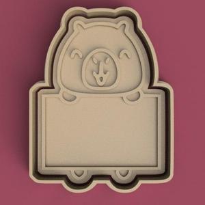 capybara cutter + capybara stamp / capybara cutter + stamp
