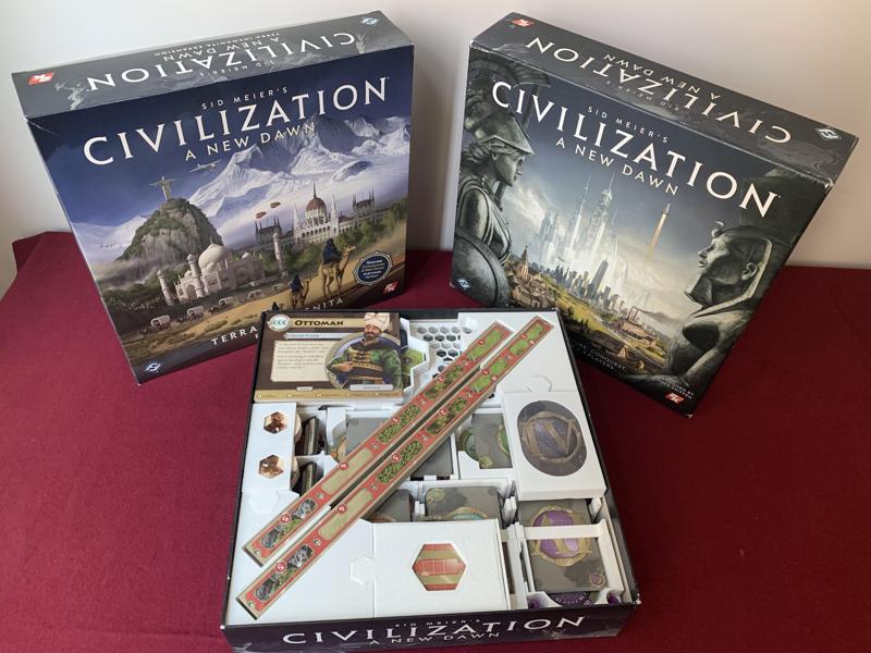 Civilization Board Game: A New Dawn + Terra Incognita Insert