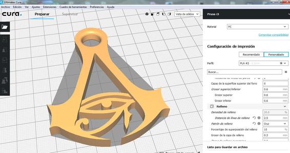 llavero calado assasin