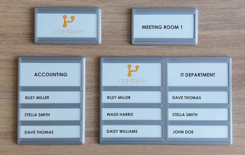 Office wall nameplate / tag