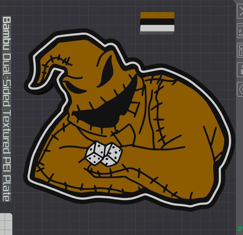 Oogie boogie light box - commercial use