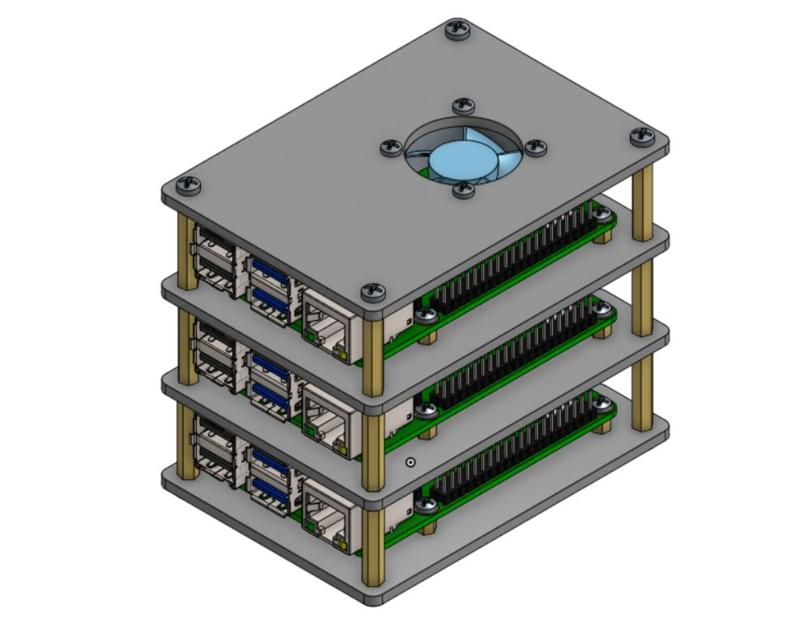 Stackable Raspberry Pi/s