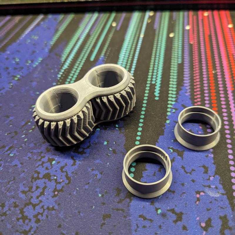 Simple gear spinner - Ring Frame 20mm