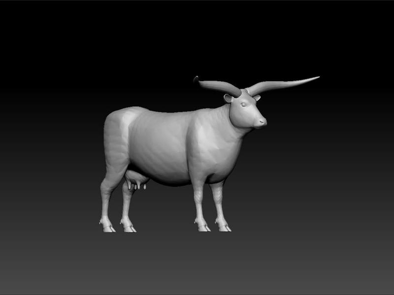 texas longhorn 3d model