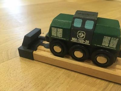 Wooden train track : Stop track (Brio / Ikea ...)
