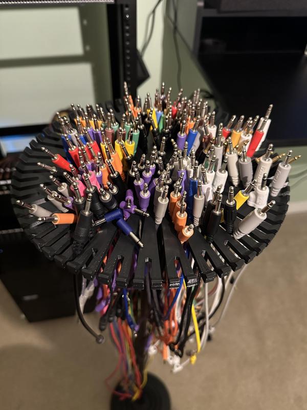 Eurorack / 3.5mm / USB Cable Holder for Mic Stand