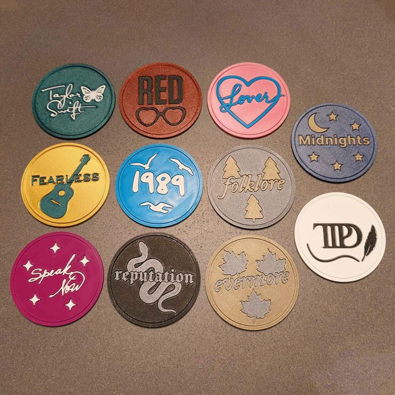 Taylor Swift Eras Coaster Set
