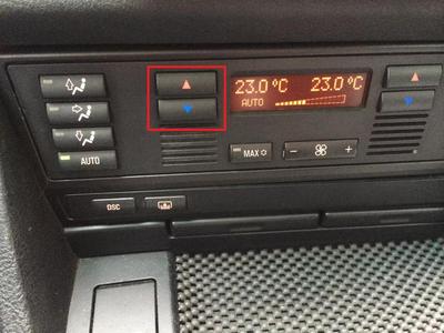 BMW E39 AC UP button