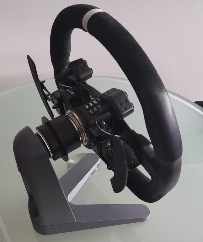 Display/Stand for steering wheel with quick release Fanatec