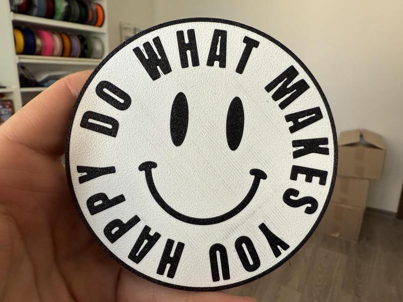 Makes you happy coaster