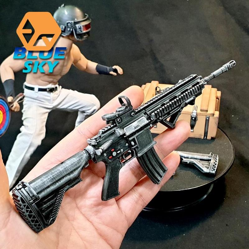 Red Dot Sight & Angled Foregrip 1/4 Scale