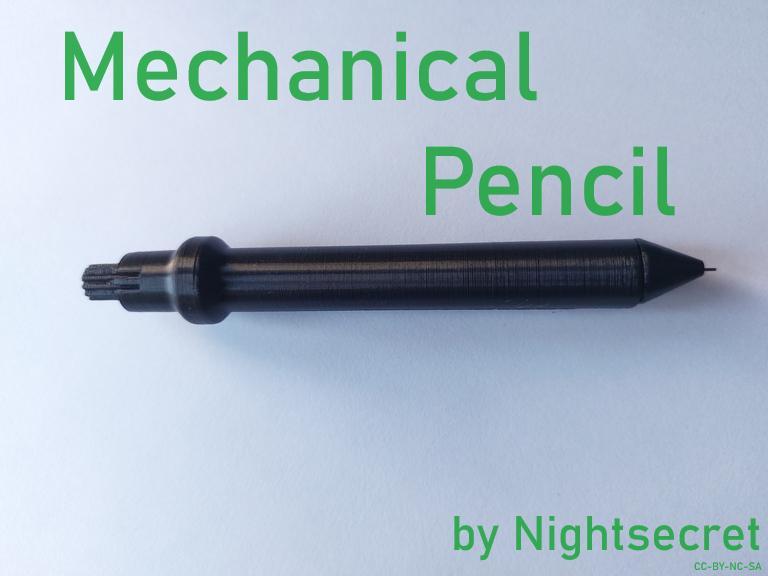 Lightweight Mechanical Pencil [fully 3D printed]