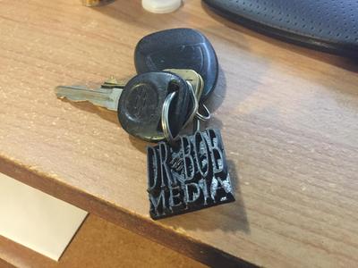 Dr Bob Media keychain