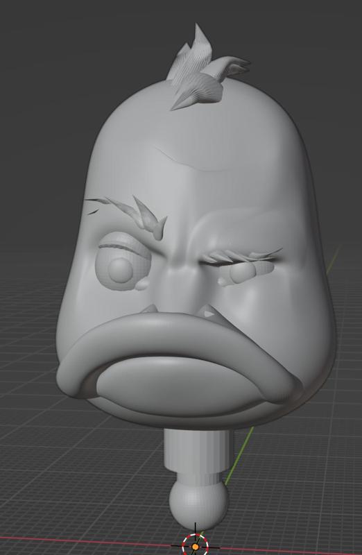 Howard the Duck (2015 design) parts for ML What If figure