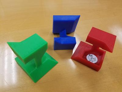 3 Piece Puzzle Cube Box