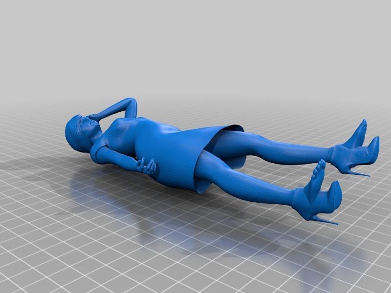 Makehuman Unedited female posed