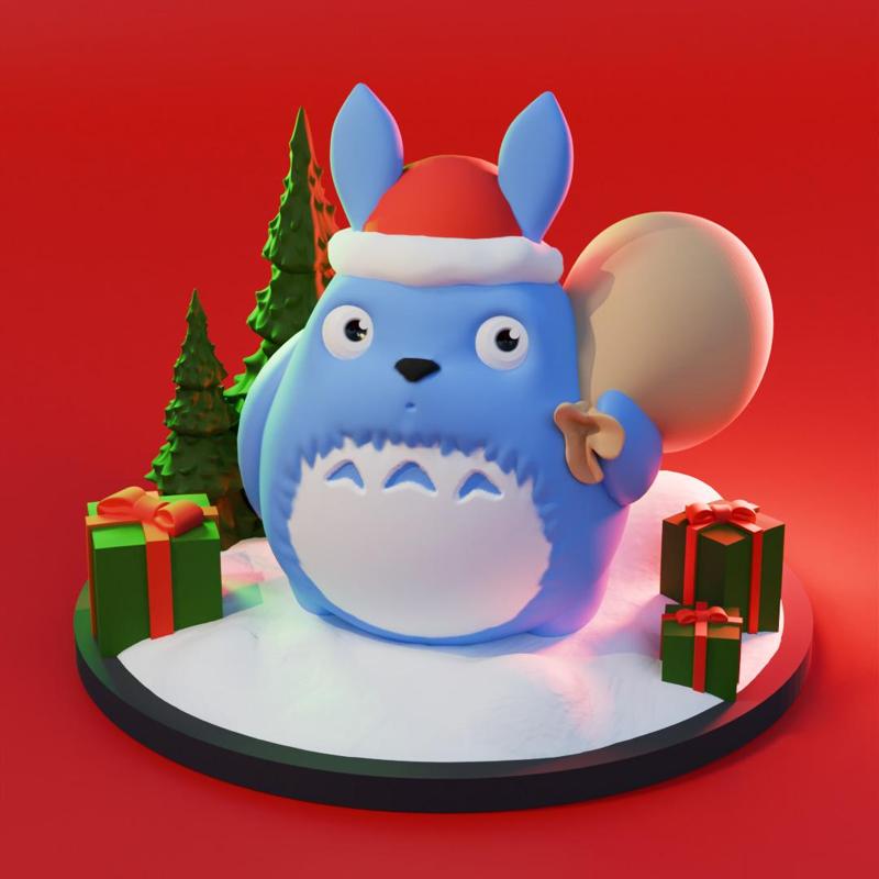 Totoro Christmas Santa