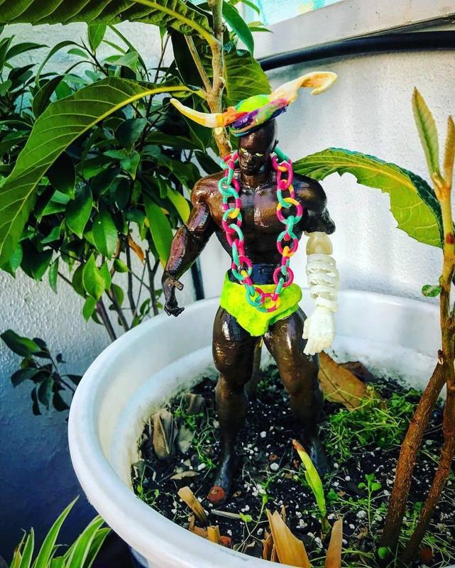  necklace, collar tribal by @artevk  Instagram Toymodel.es