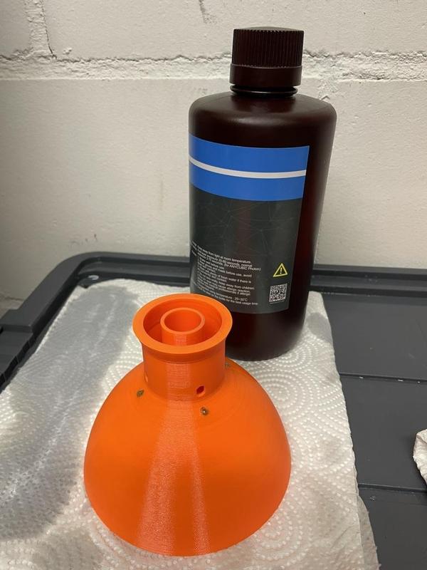 Funnel for SLA Resin