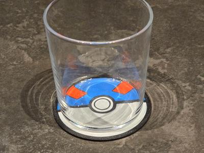 Pokeball Megaball Coaster Childrens Party