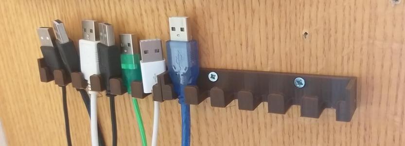USB Cable shelf