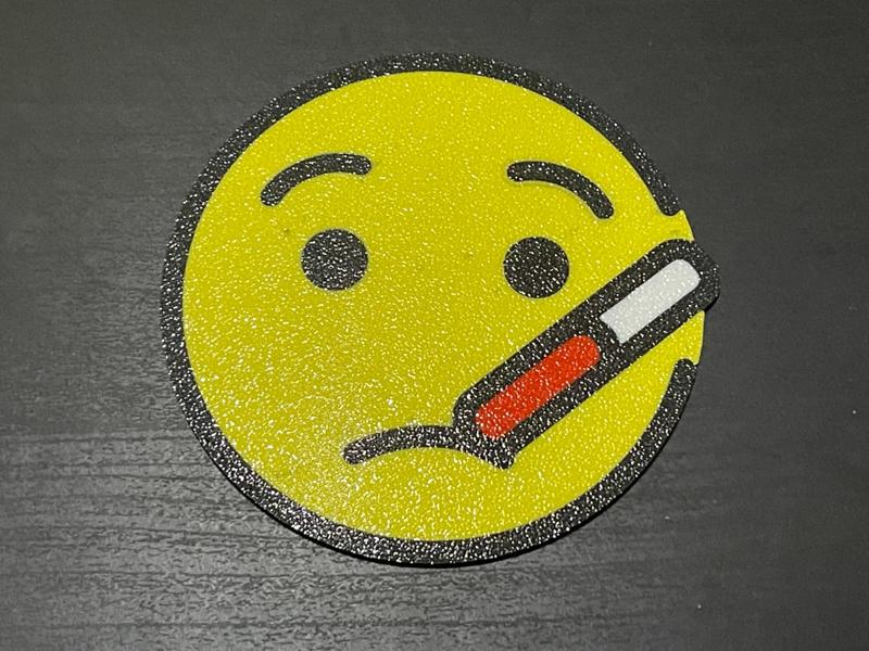 Face with Thermometer - Sickies - Coaster