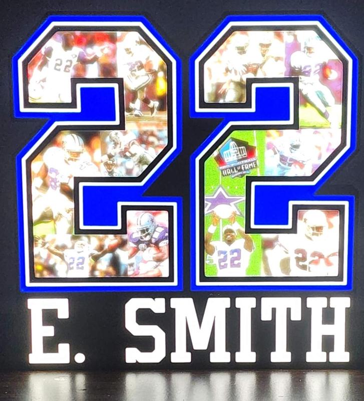 Emmitt Smith Lithophane Lightbox