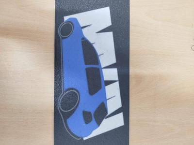 VW Golf MK4 license plate cover