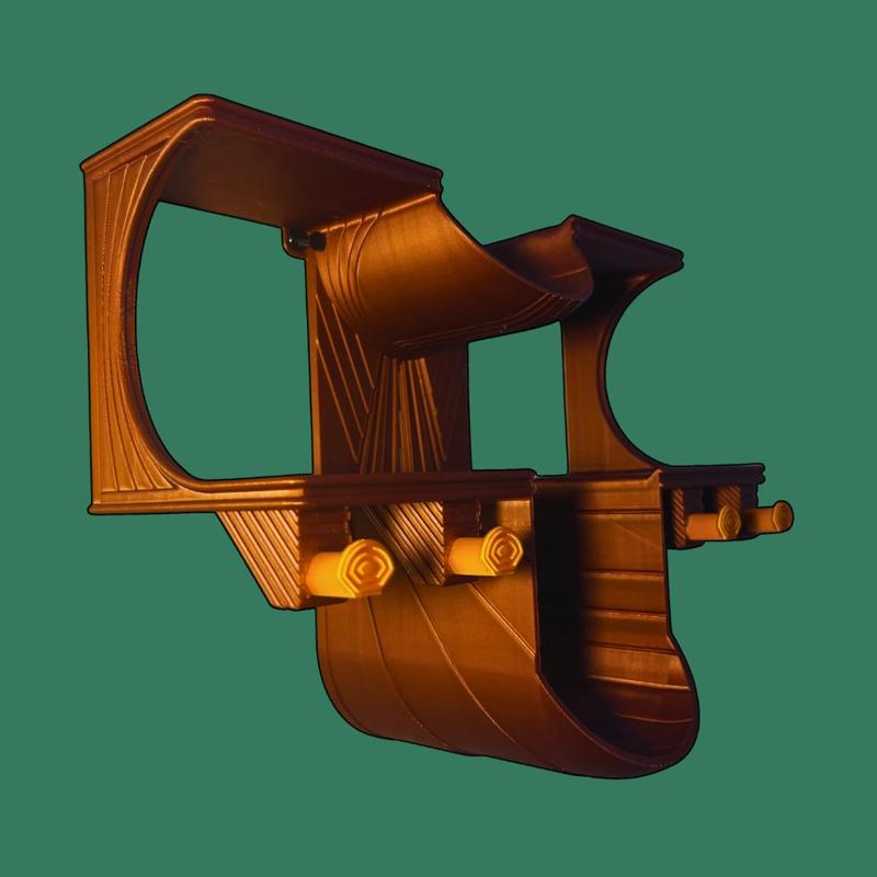 Art Deco Shelf/ Pocket Emptier/ Key hanger