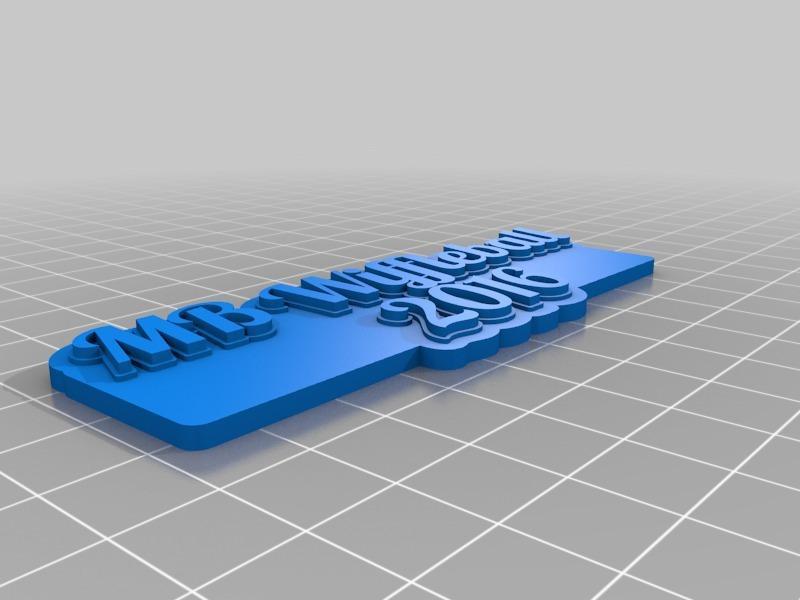 MB Wiffleball Trophy plate