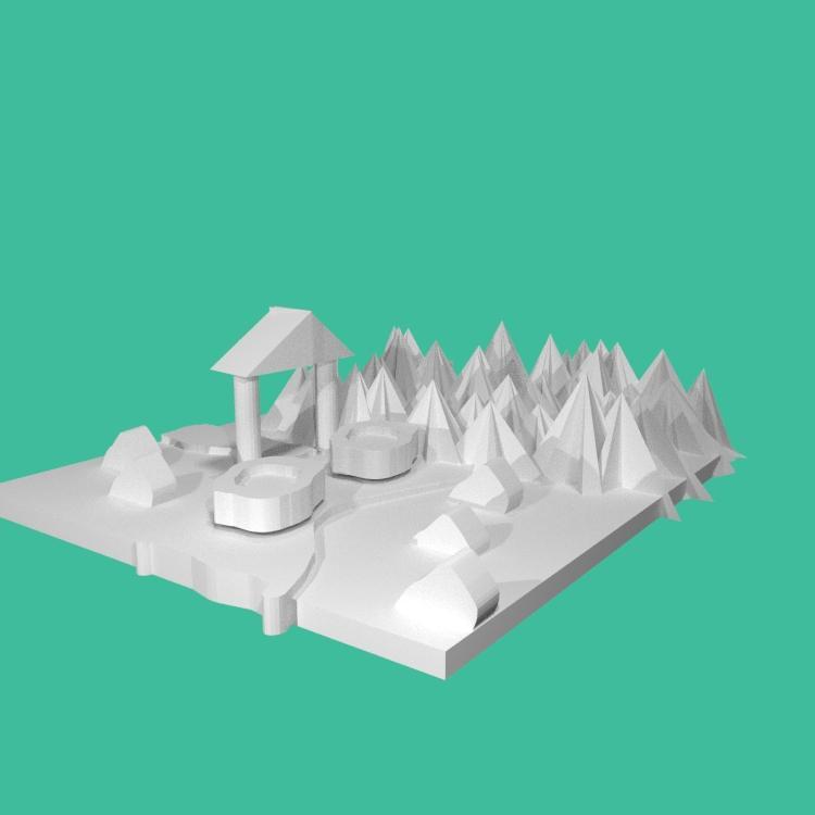 Winding Waterfall ride