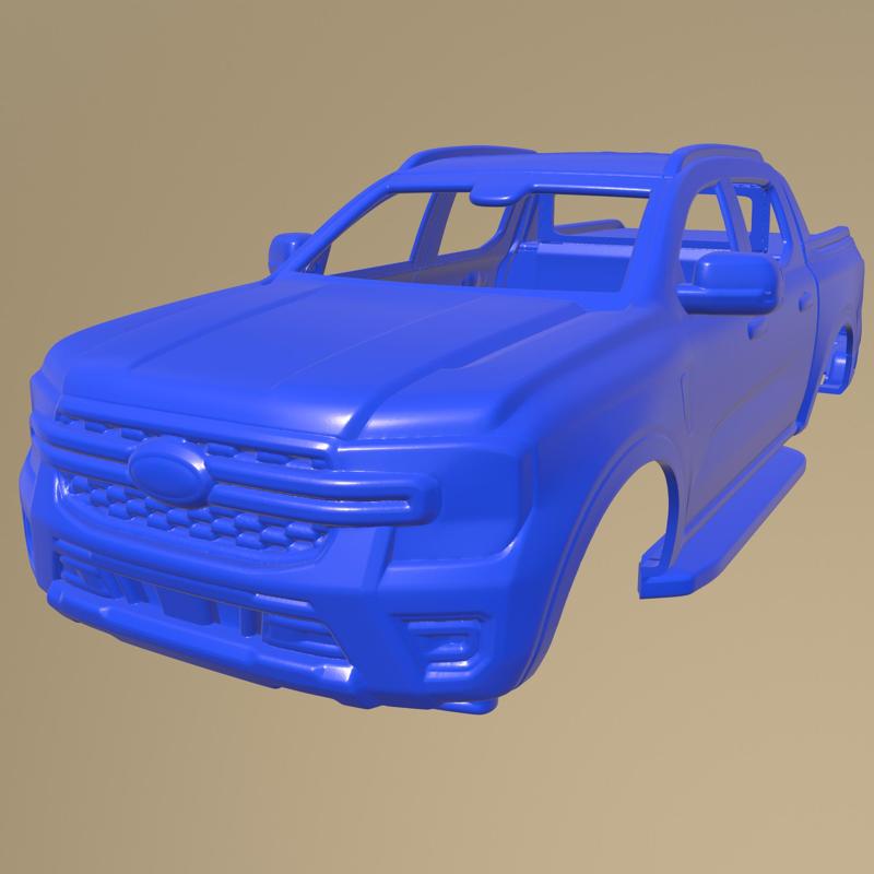 Ford Ranger Wildtrak 2023 PRINTABLE CAR BODY