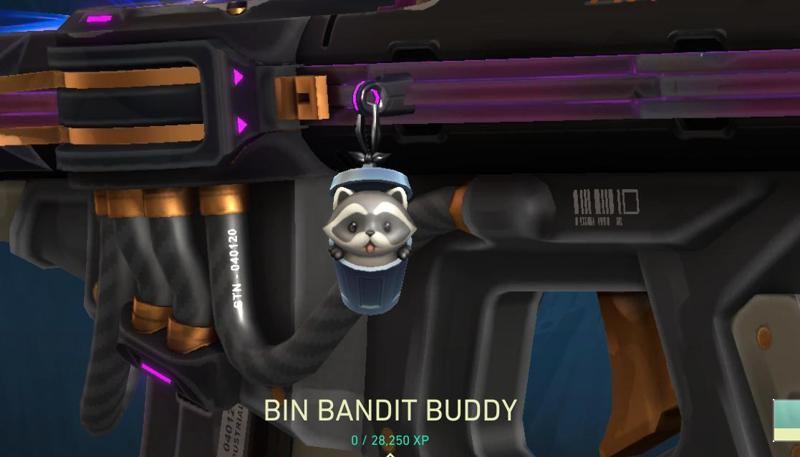 BIN BANDIT BUDDY VALORANT - RACCOON VALORANT
