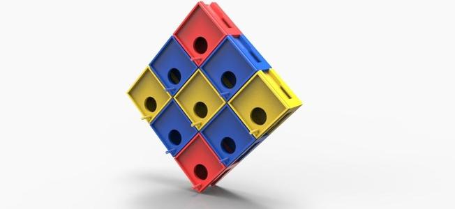 "8-bit" Birdhouse (modular)