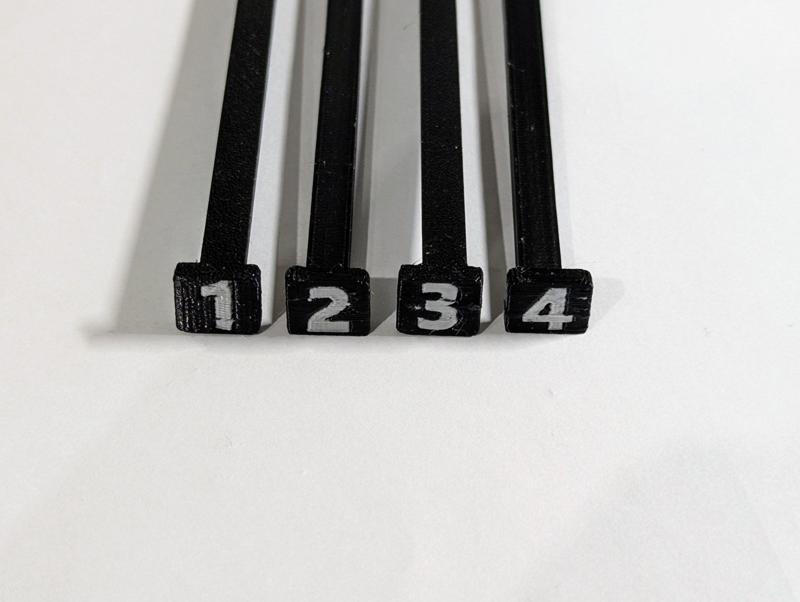 (Colored Numbers) Prusa Mk3/4, Bambu X1C, P1, A1 Build Plate holder with eject button