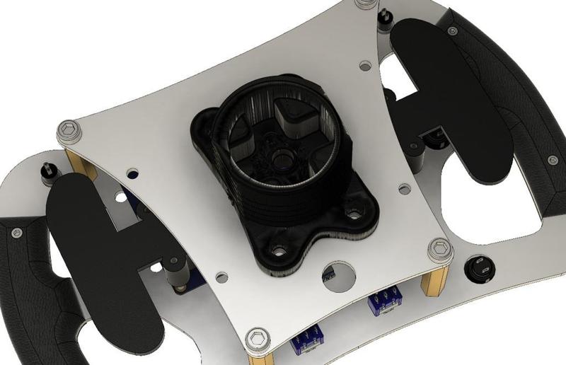 RamjetX Thrustmaster T300 T500 TX TSPC 70mm Hub Adaptor (90 degree rotated - 4 Screw Option for F1 Rims)