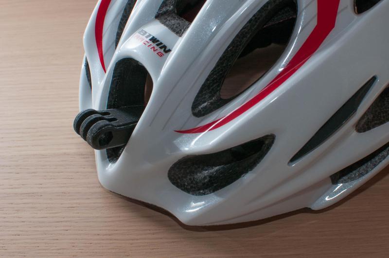 B'Twin helmet action camera mount