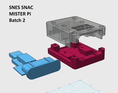 SNES SNAC Mister Pi Batch 2 Enclosure