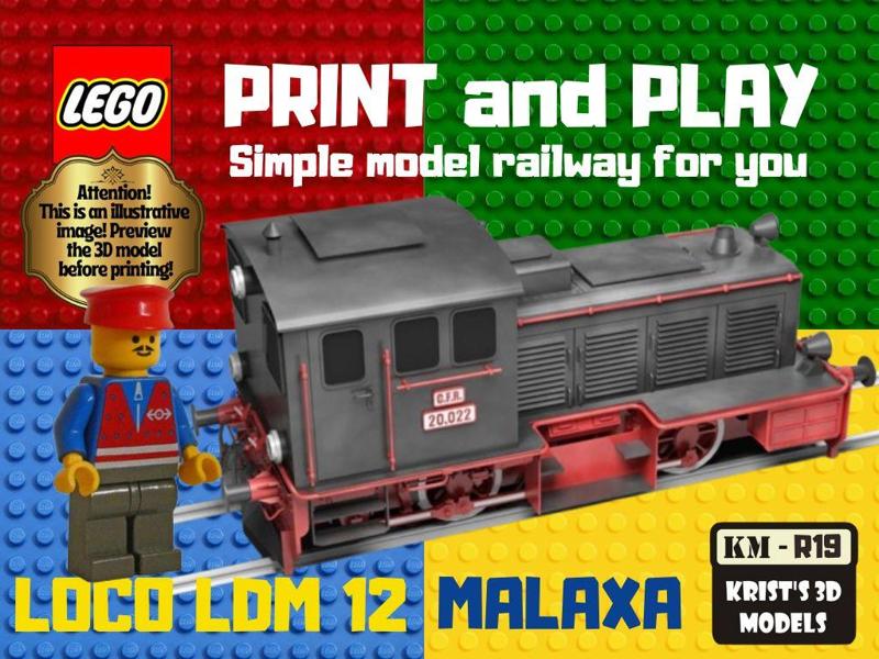 LEGO Locomotive LDM 12 MALAXA