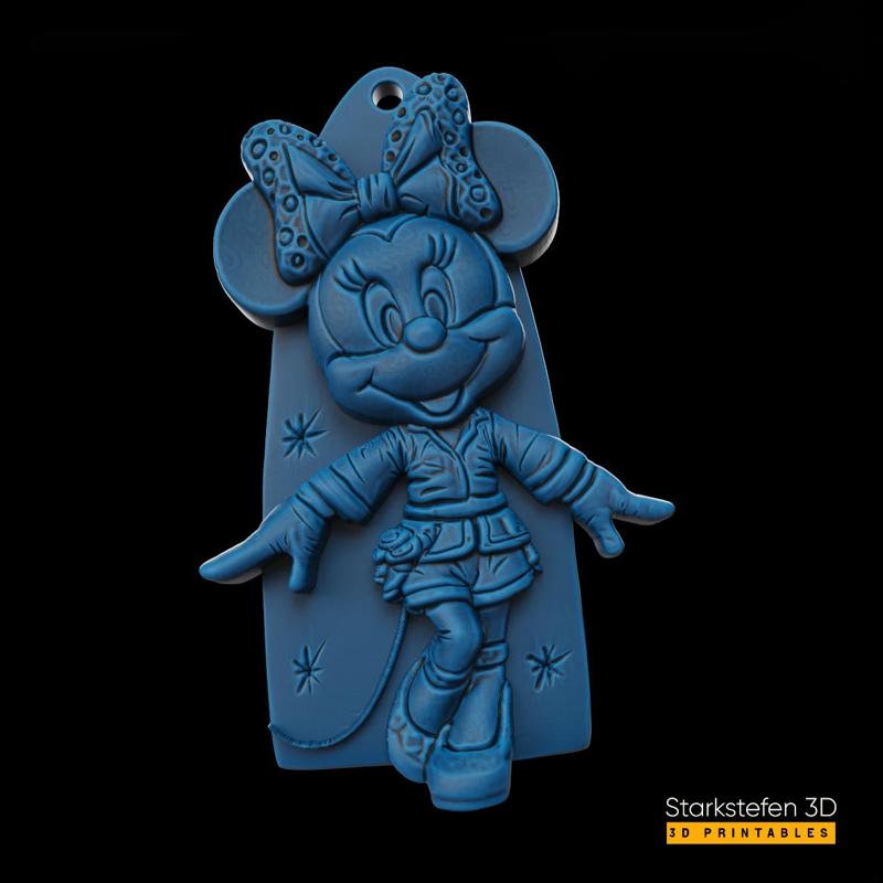 Minnie Mouse 3D Printable STL File for 3D Printing