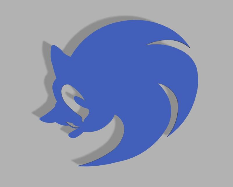 Sonic Wall Art Figure 1 || Sonic Wall Art Figure 1