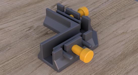 Corner Clamp (Knurled Handle)