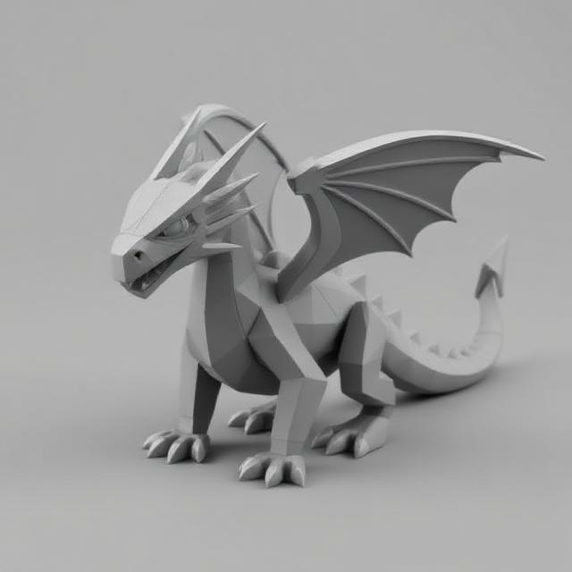Dragon - Majestic and Mystical 3D Model