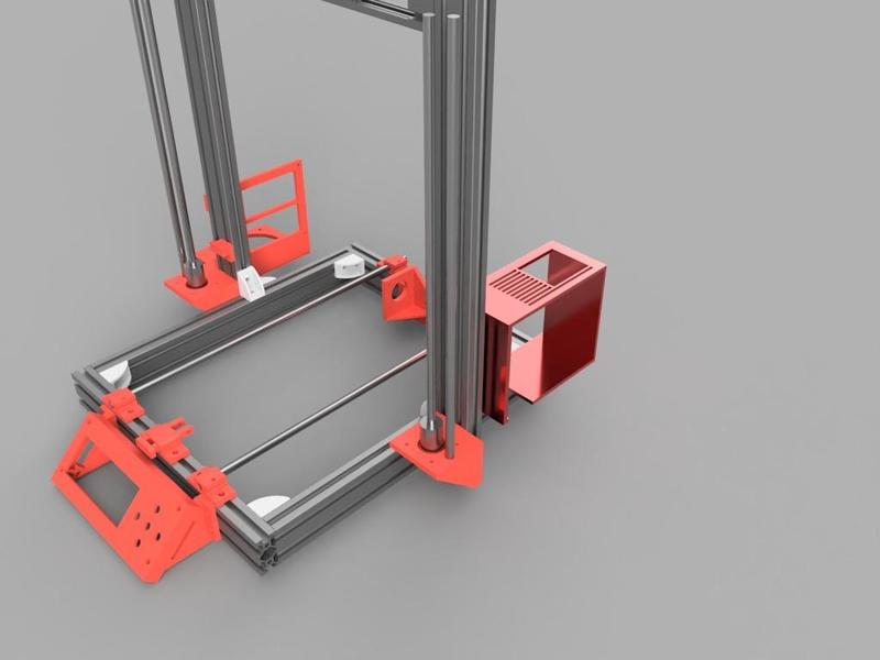 SFX PSU Holder for AM8 2040 Extrusion 3D Printer/Laser/CNC