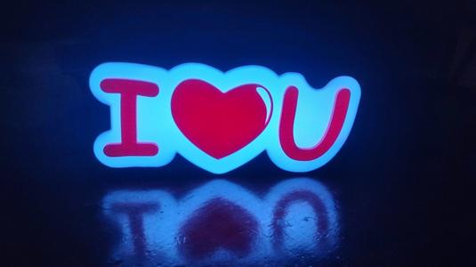 night light candlestick I❤️U