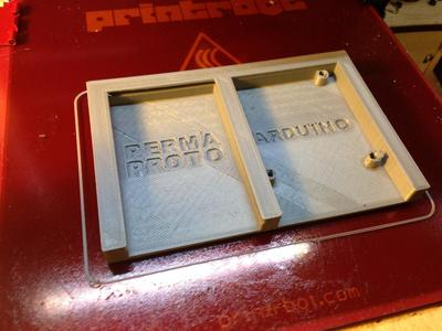 Adafruit Perma-Proto + Arduino Uno holder