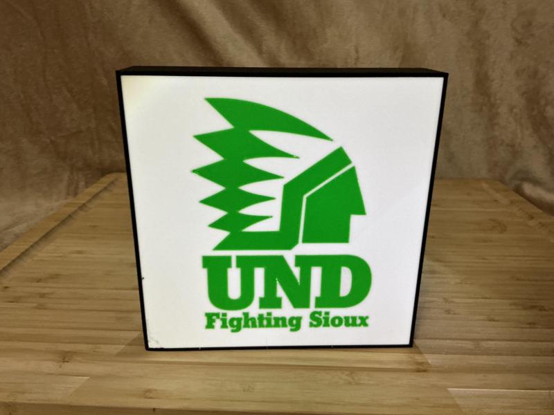 UND Sioux Hockey Light Box